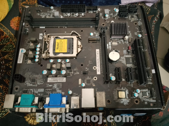 intel ecs b150m motherboard new condin { taiwan}